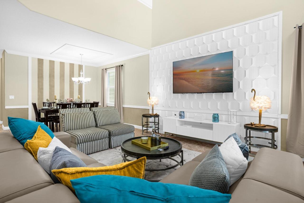 Light Yellow Home Lift Your Mood Near Disney 5Beds 키시미 외부 사진